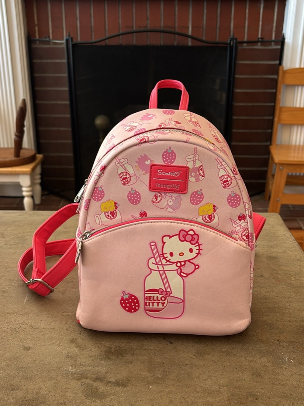 Sanrio/Loungefly Colab Hello Kitty Pink Mini  Backpack